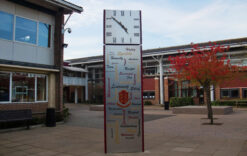 Monolith Pillar Clock